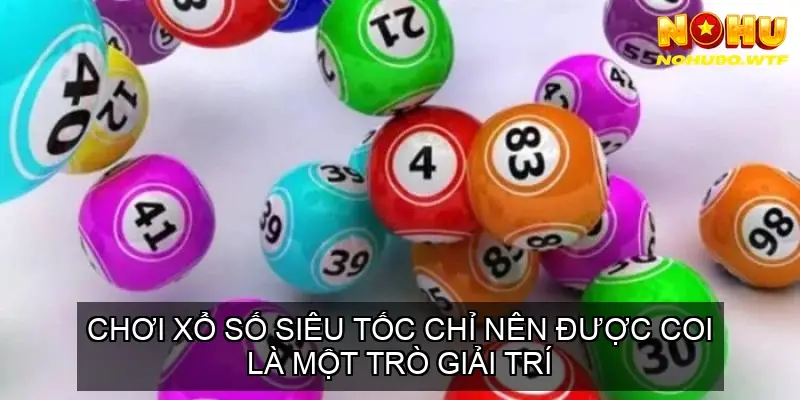Chinh phục Jackpot với Chơi Xổ Số Siêu Tốc Nhà Cái Nohu90 5 Đừng coi xổ số là nguồn thu nhập chính
